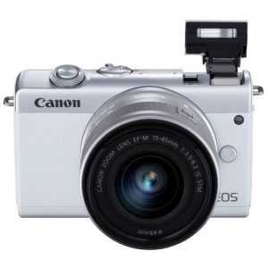 Foto 5 Kit Fotocamera Mirrorless Canon EOS M200 Bianca + Obiettivo EF-M 15-45mm IS STM – Prodotto in Italiano