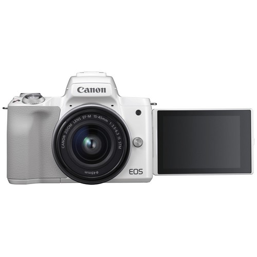 Foto 2 Kit Fotocamera Mirrorless Canon EOS M50 White + Obiettivo EF-M 15-45mm IS STM – Prodotto in Italiano