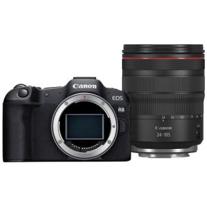 Foto principale Kit Fotocamera Mirrorless Canon EOS R8 + Obiettivo RF 24-105mm F/4 L IS USM – Prodotto in Italiano