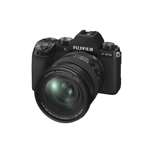 Foto 1 Kit Fotocamera Mirrorless Fujifilm X-S10 Nero + Obiettivo XF 16-80mm F4 R OIS WR