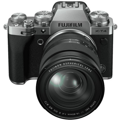 Foto 1 Kit Fotocamera Mirrorless Fujifilm X-T4 Nero/Argento + Obiettivo 16-80mm F/2.8-4 R LM OIS