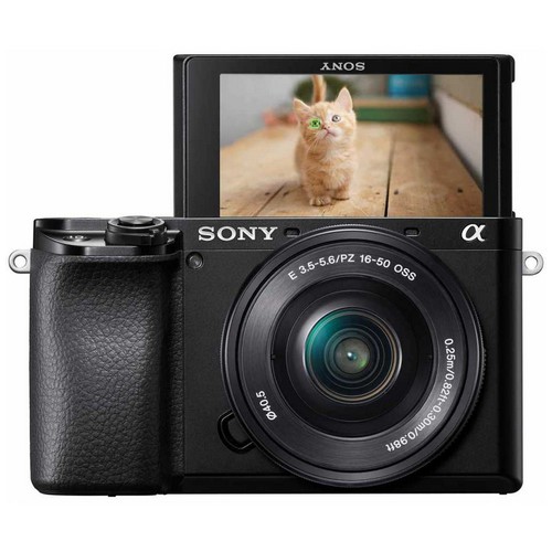Foto 2 Kit Fotocamera Mirrorless Sony A6100 Black + Obiettivo 16-50mm F/3.5-5.6 + Obiettivo 55-210mm F/4.5-6.3 – Prodotto in Italiano