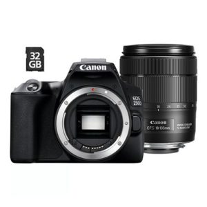 Foto principale Kit Fotocamera Reflex Canon EOS 250D + Obiettivo 18-135mm IS USM + Memory Card da 32GB – Prodotto in Italiano