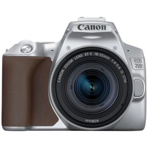 Foto principale Kit Fotocamera Reflex Canon EOS 250D Silver + Obiettivo 18-55mm IS STM – Prodotto in Italiano