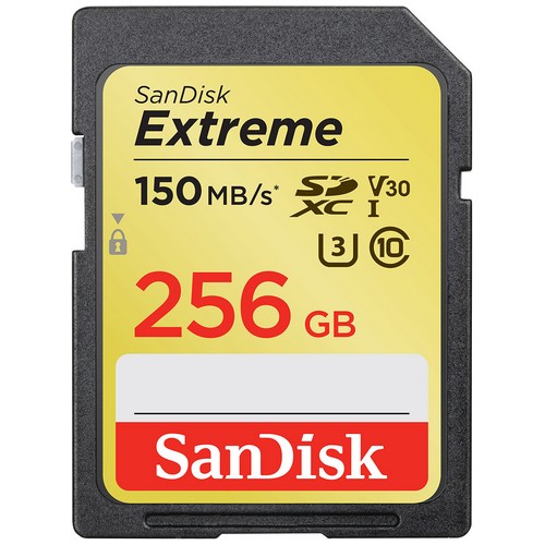 Foto principale Sandisk Extreme SDXC 256GB V30 U3 UHS-I 150MB/s