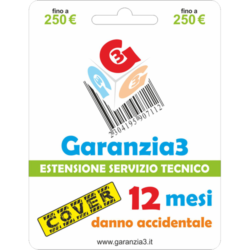 Foto principale Estensione Servizio Tecnico Garanzia 3 – Danno Accidentale fino a 250 Euro