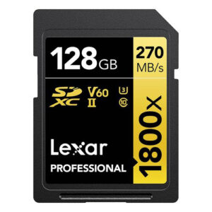 Foto principale Lexar Gold Series Professional 128 GB SDXC UHS-II U3, 1800 x (LSD1800128G-BNNNG)